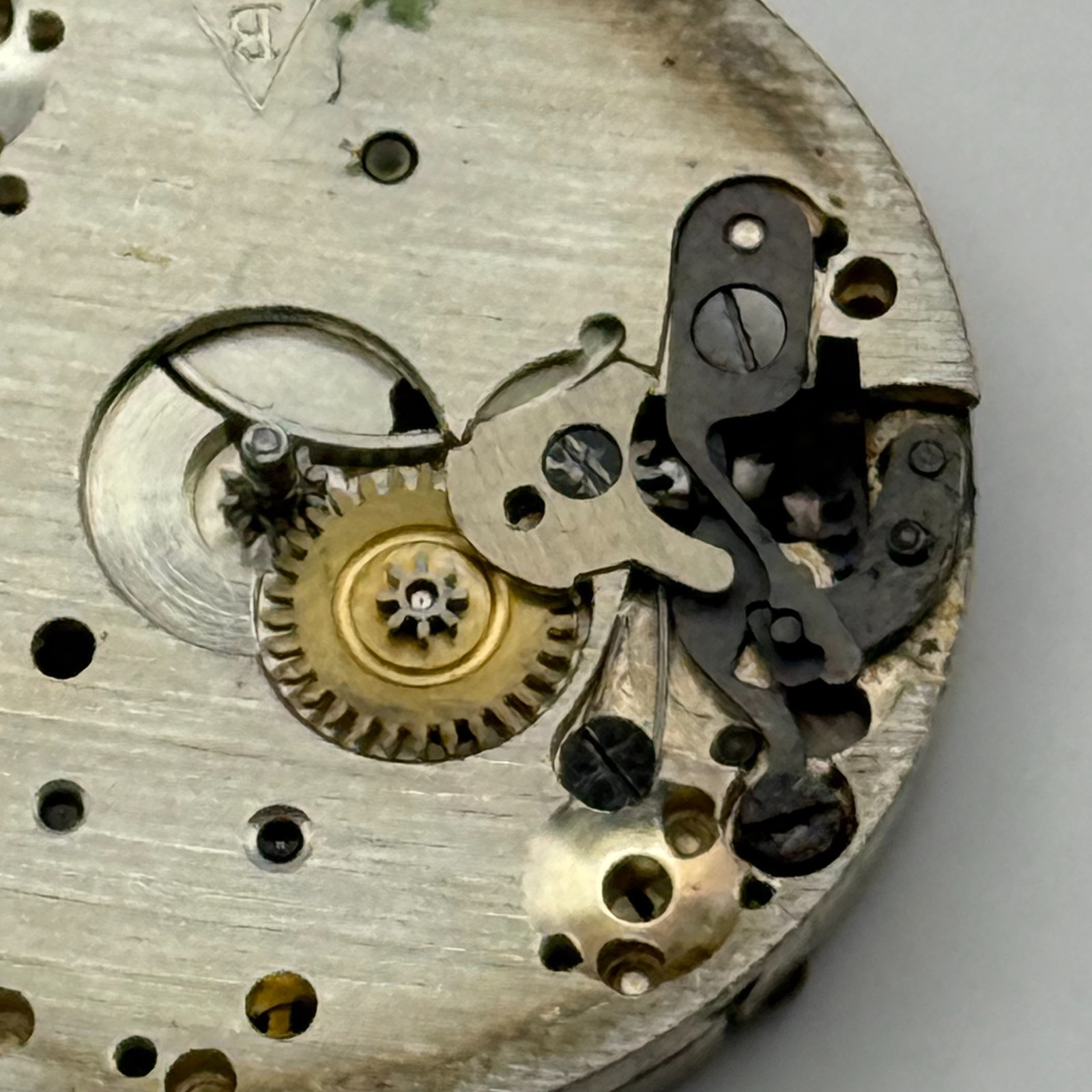 Buser Watch Movement B 15 Jewels Swiss 2 Adj Manual Wind Vintage Parts Repair
