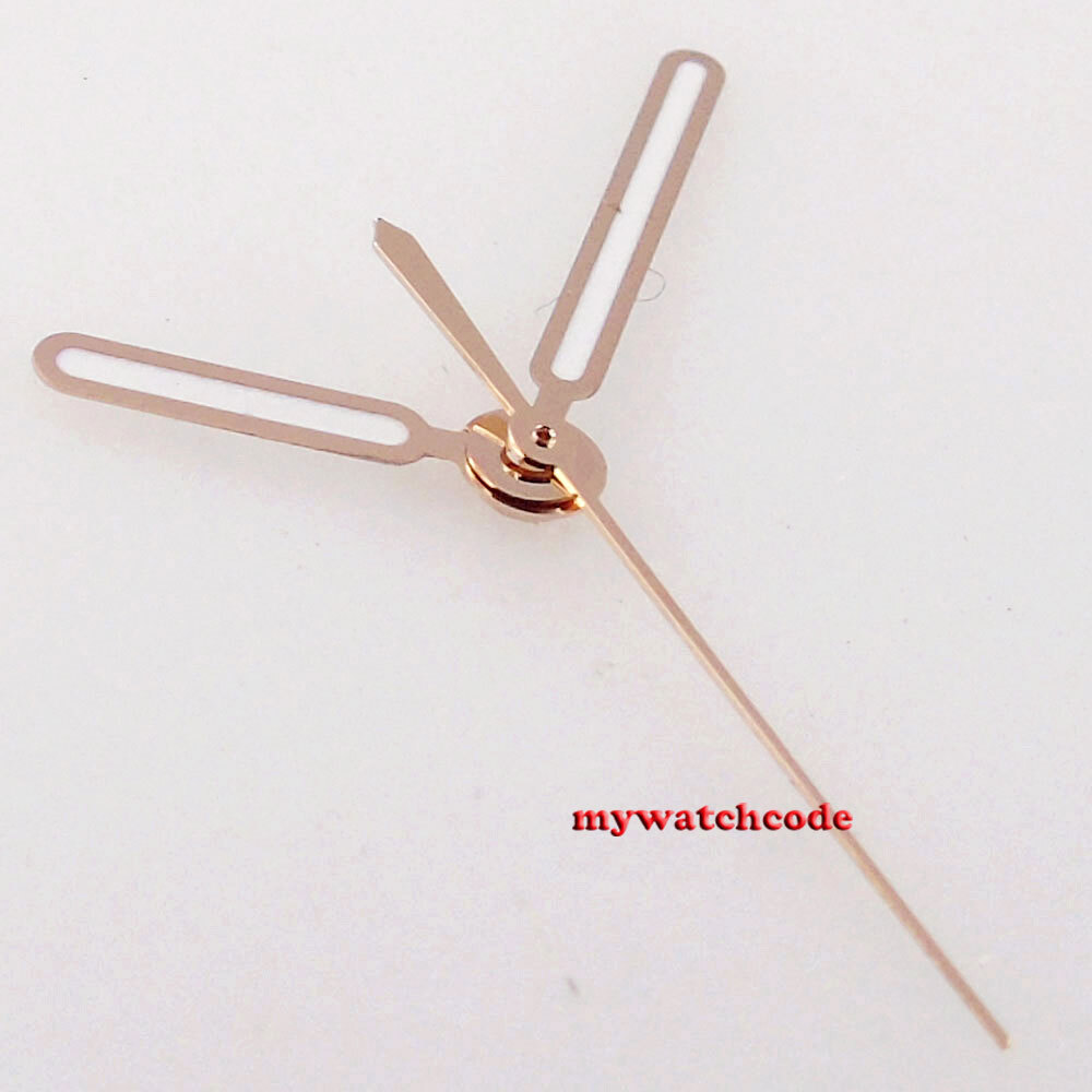 SUPER LUME Silver Black Edge Watch Hand Fit Miyota 8215 NH35 NH36 eta 2824 2836
