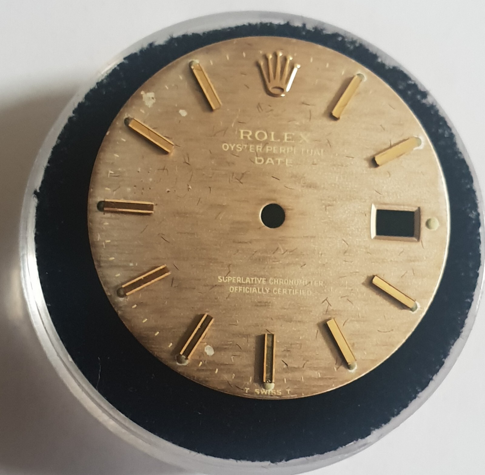 Authentic genuine Rolex Dial for date 34mm non quick Set watch