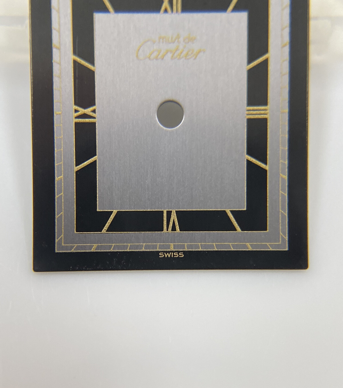 Original Must de Cartier Paris Tank Black/Gray/Gold Roman Dial Ref. 81006 1 1209