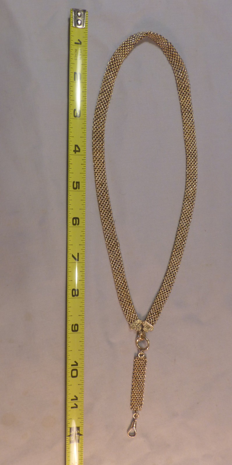 Vintage Victorian Gold Fill Book Chain for Pocket Watch or Locket – BEST OFFER-