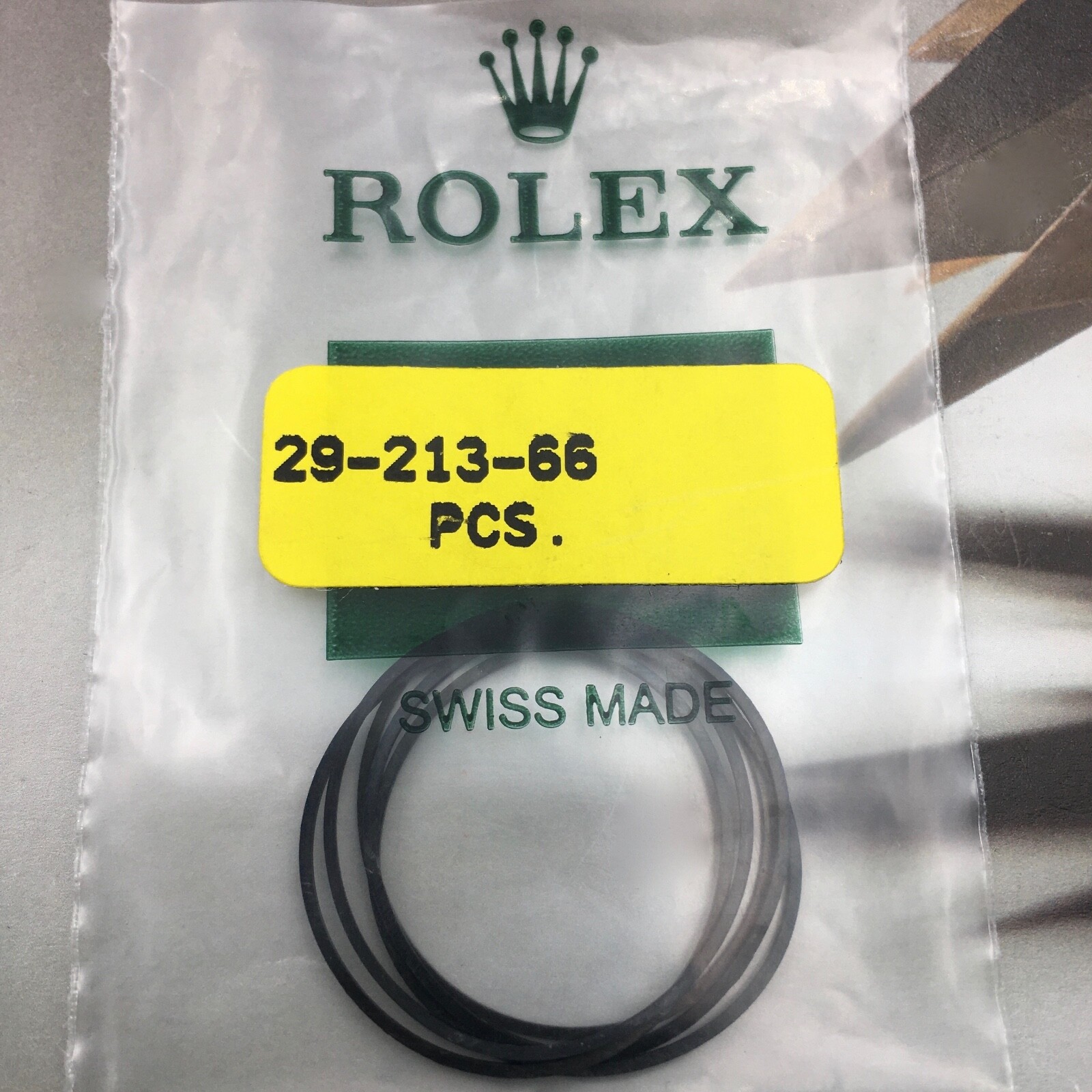 Genuine Rolex O-Ring Case Back Gasket 29-213-66. Price Per Gasket