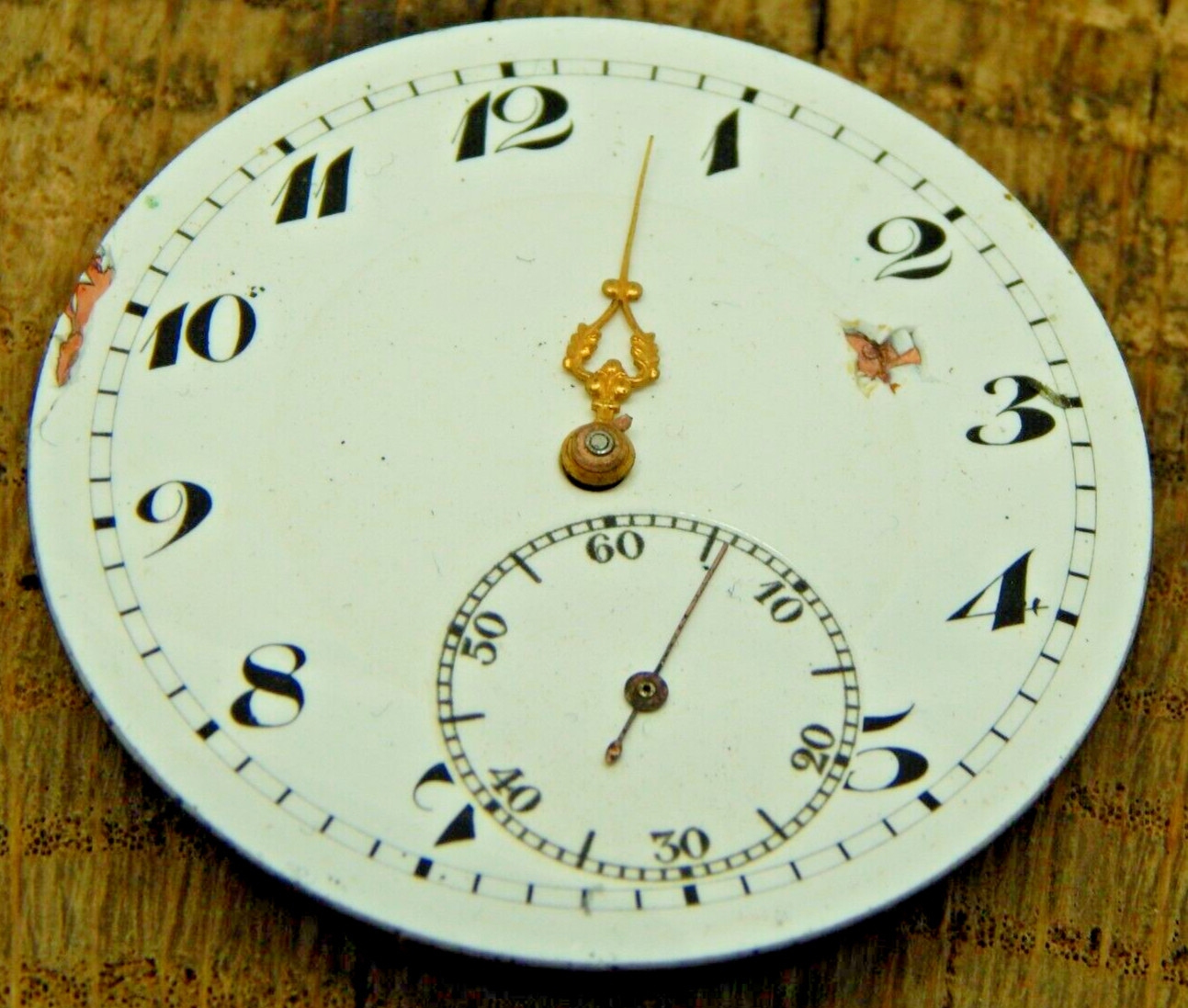 Antique Vintage Pocket watch movement Depose Bride Plate 42.3mm 19L