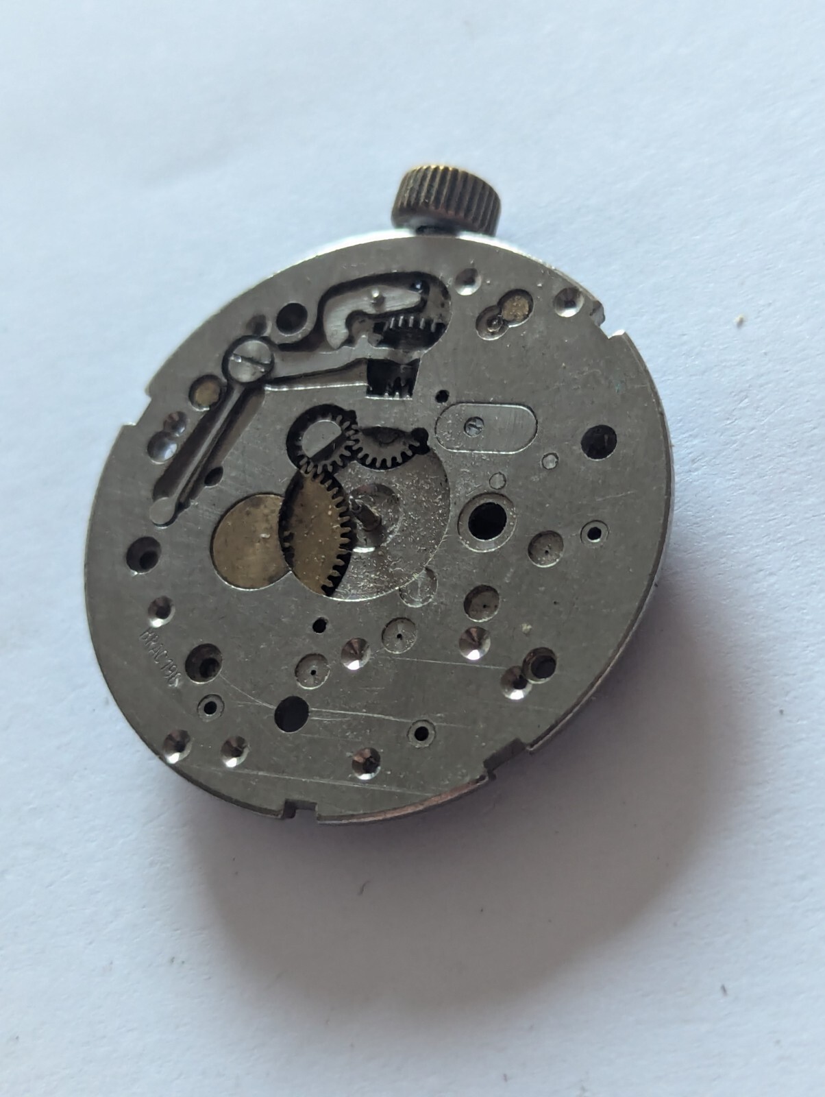 Vintage BRAC 196 Mechanical Watch Movement (Incomplete)