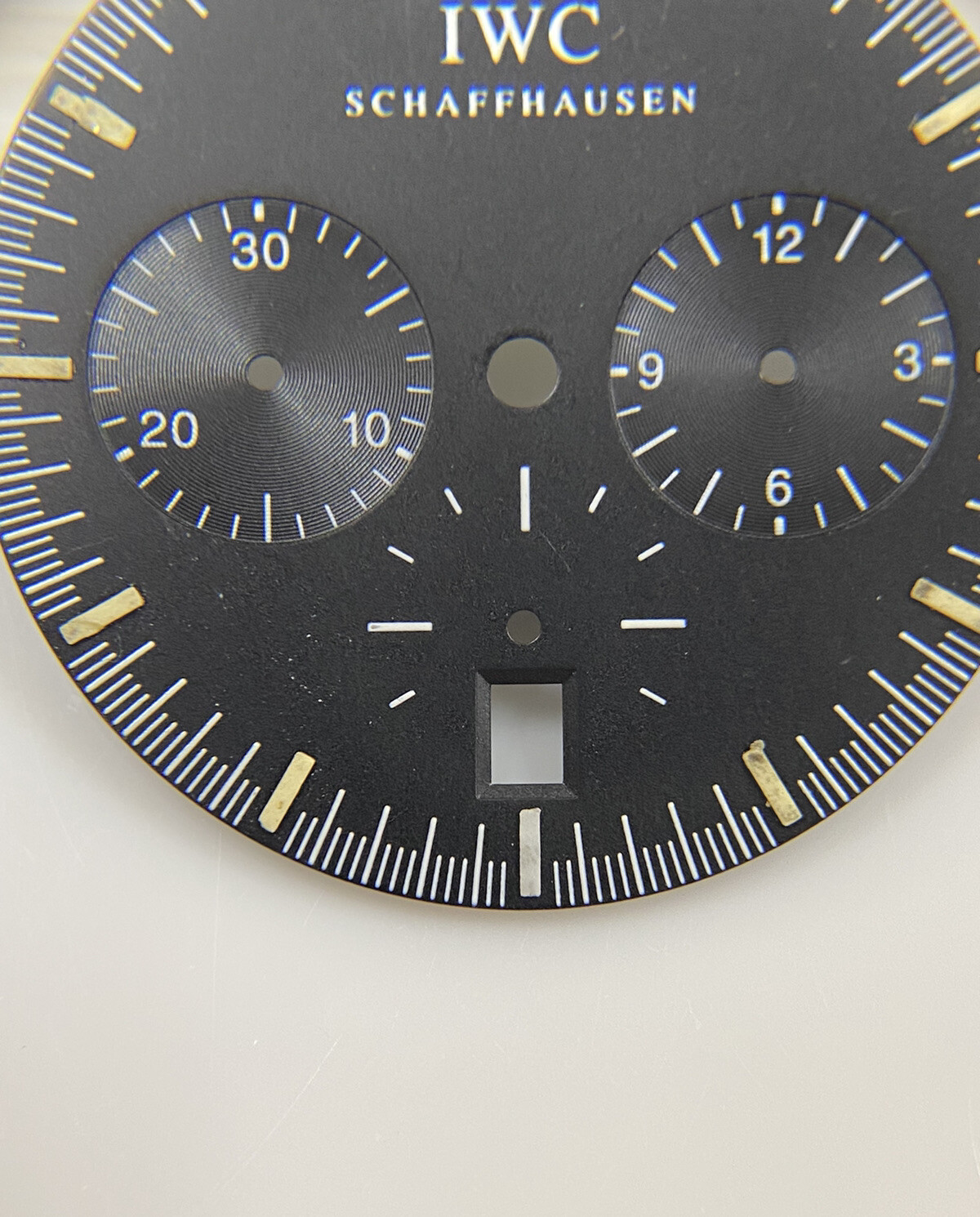 Original IWC GST SCHAFFHAUSEN Chronograph IW372701 Black 27mm Dial