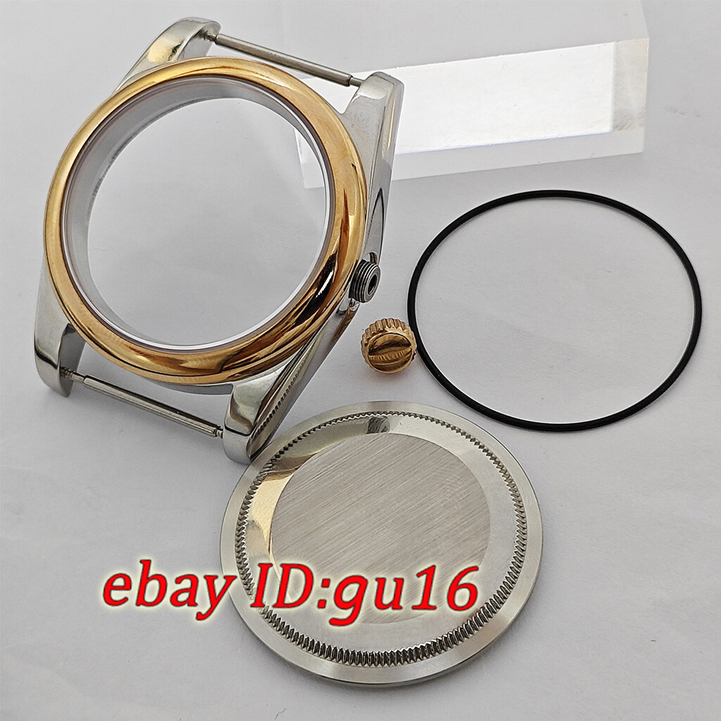 36mm 39mm watch case rose gold/silver fit NH35 Miyota 8215 ETA 2824/2836 DG2813