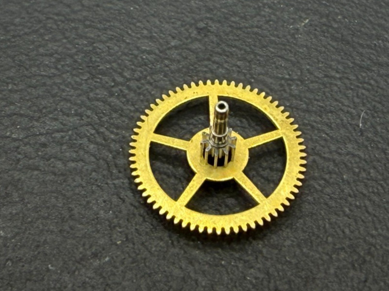 Rolex 1210 7504 Center Wheel With Cannon Pinion Genuine Swiss Watch Part, NOS