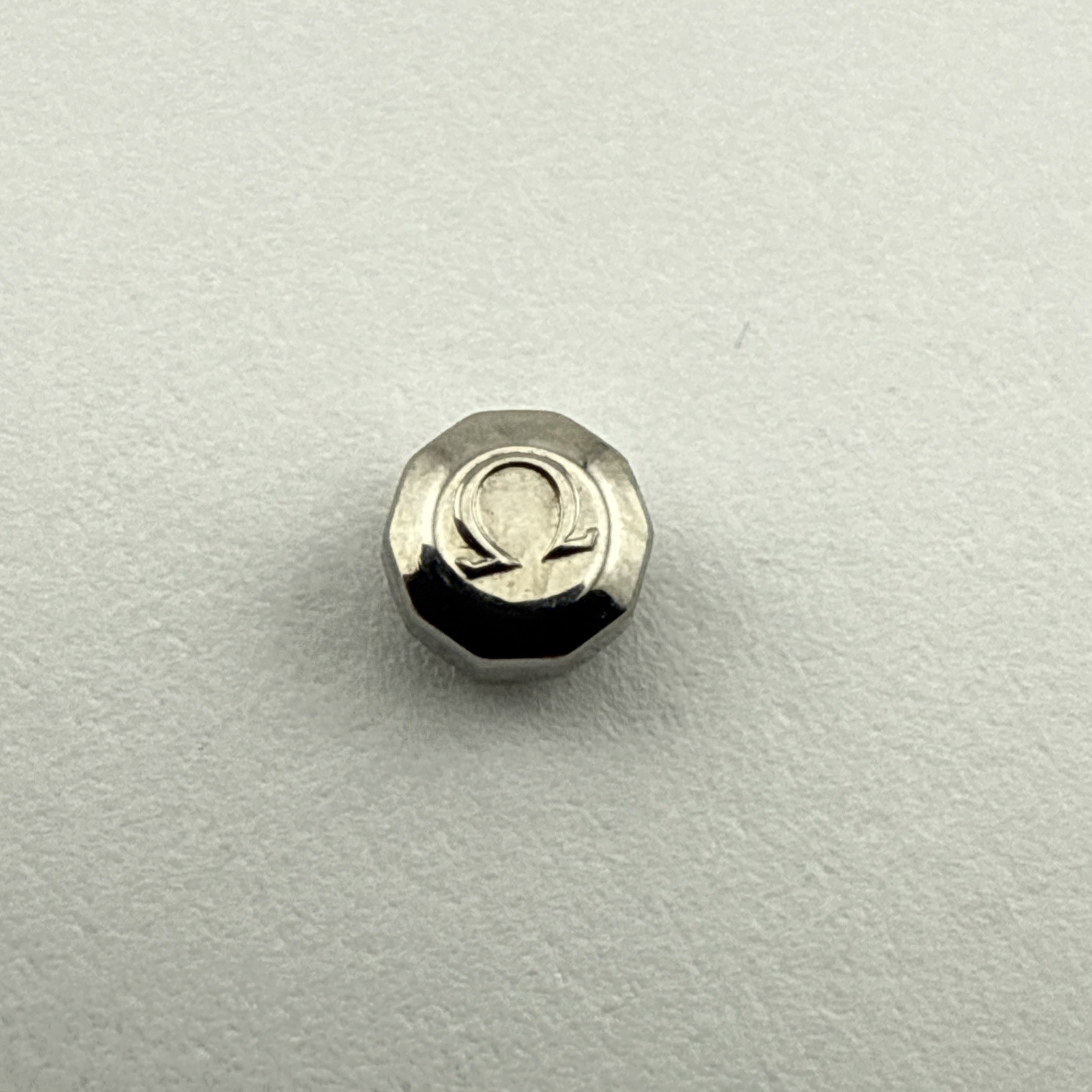 Genuine Omega Crown 4.4 x 2.6mm Watch Part Stainless Steel