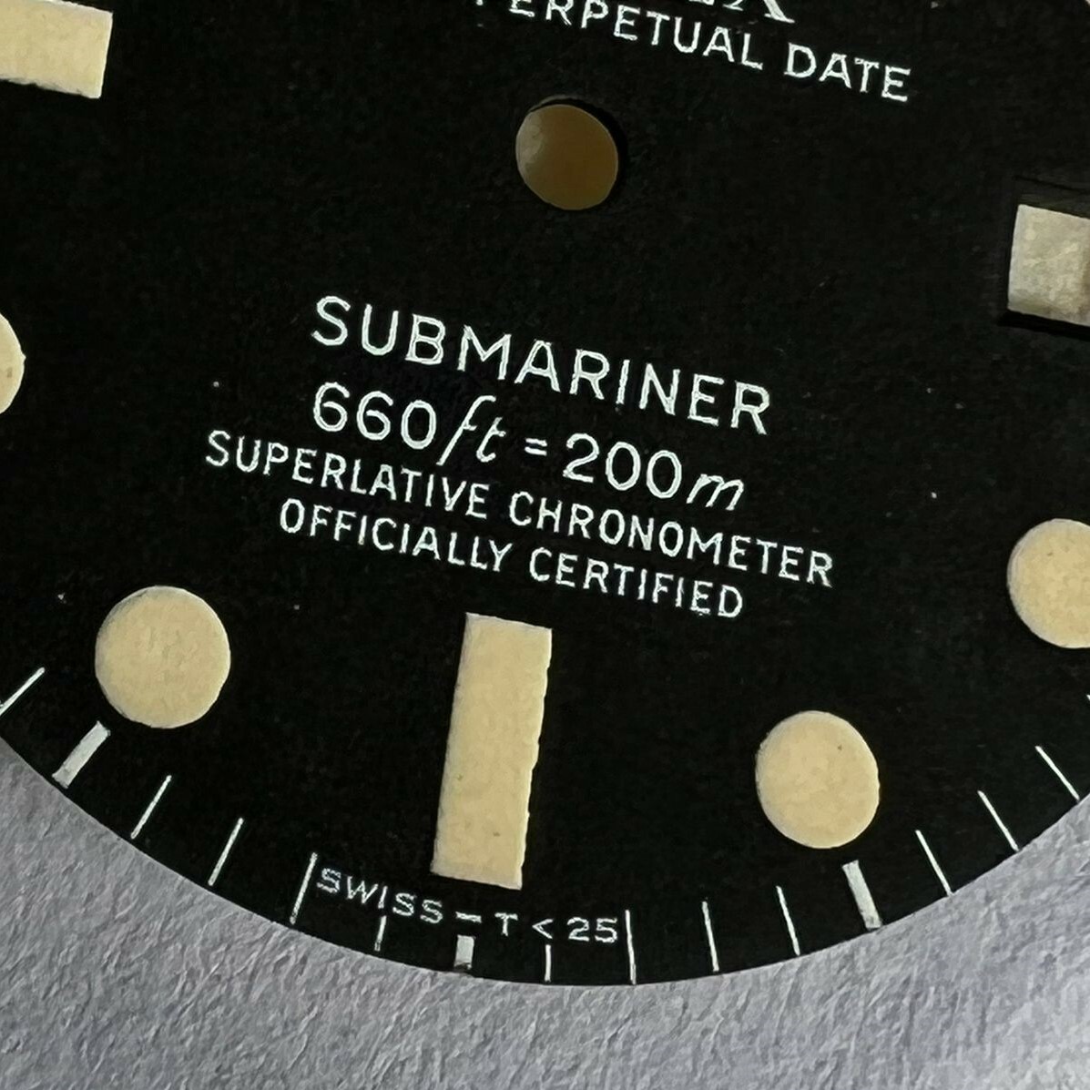 ROLEX 1680 SUBMARINER DATE DIVE 200M TRITIUM PATINA DIAL 100% GENUINE #1524