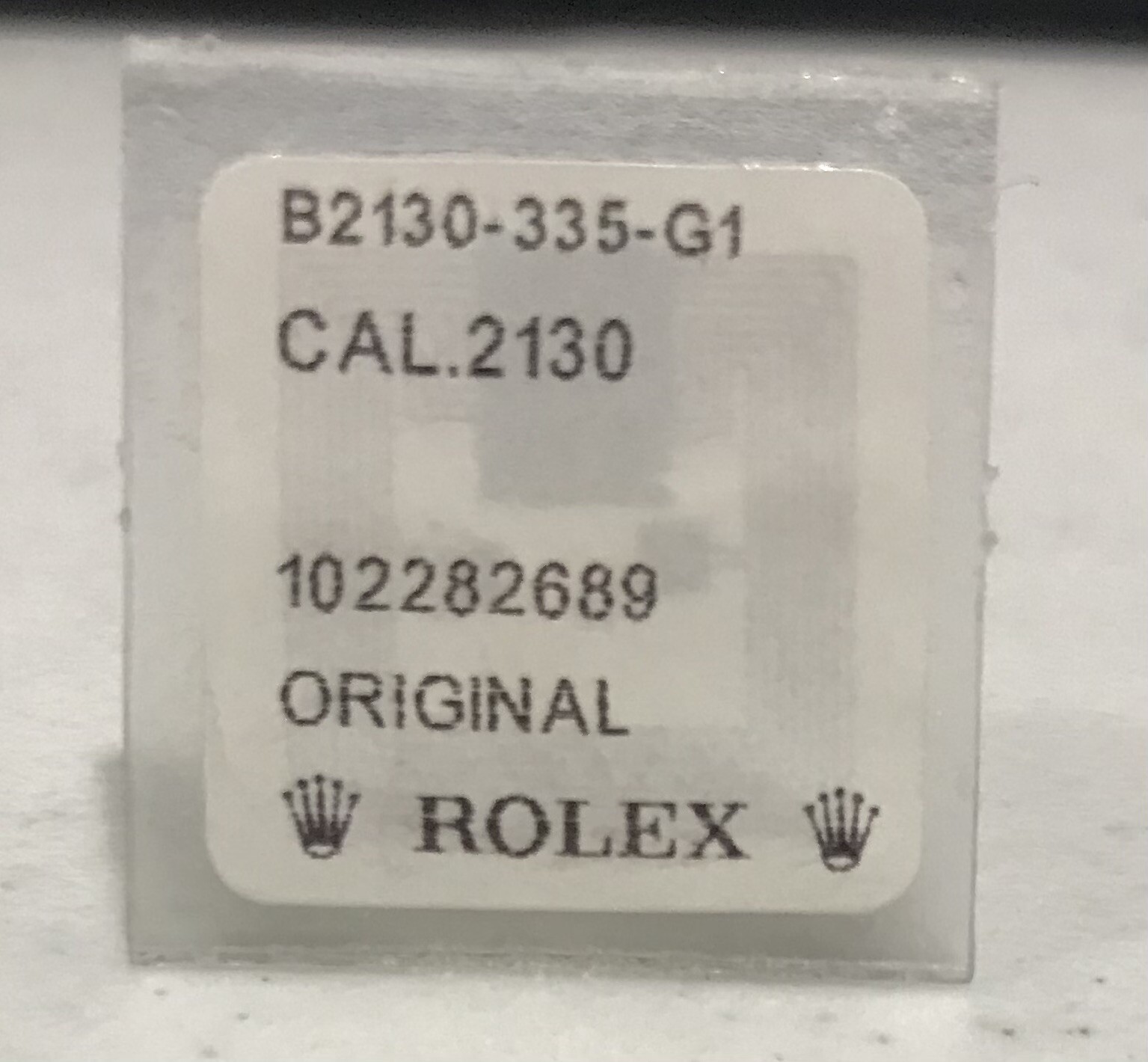 Genuine Rolex Calibre 2130 Minute & Cannon Pinion #335 – New Sealed Package