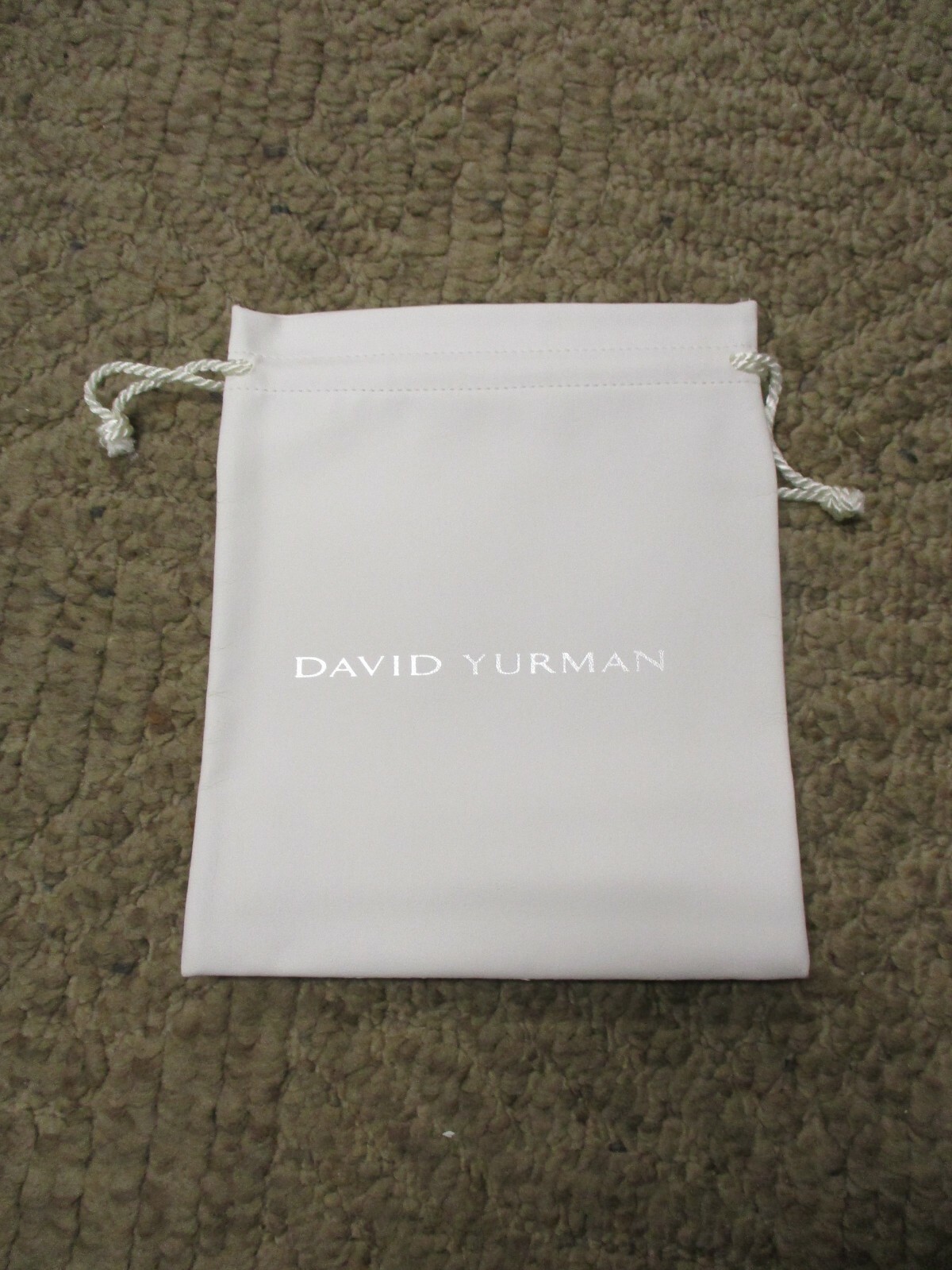 DAVID YURMAN Large Drawstring Pouch Bag 7¾” x 6¼” inches New-Old-Stock Item#737