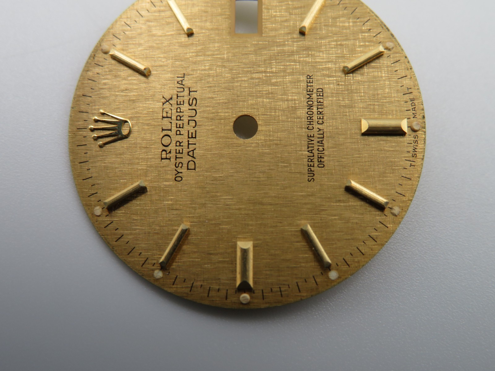 Genuine Rolex Datejust 36mm Linen Dial for 16013, 16203, 16233 Cal. 3035 & 3135