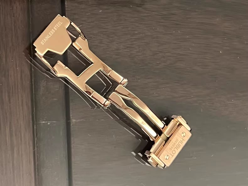 New Generic 22MM 24MM Gold Color Deployment Clasp Buckle To Fit Hublot Watch