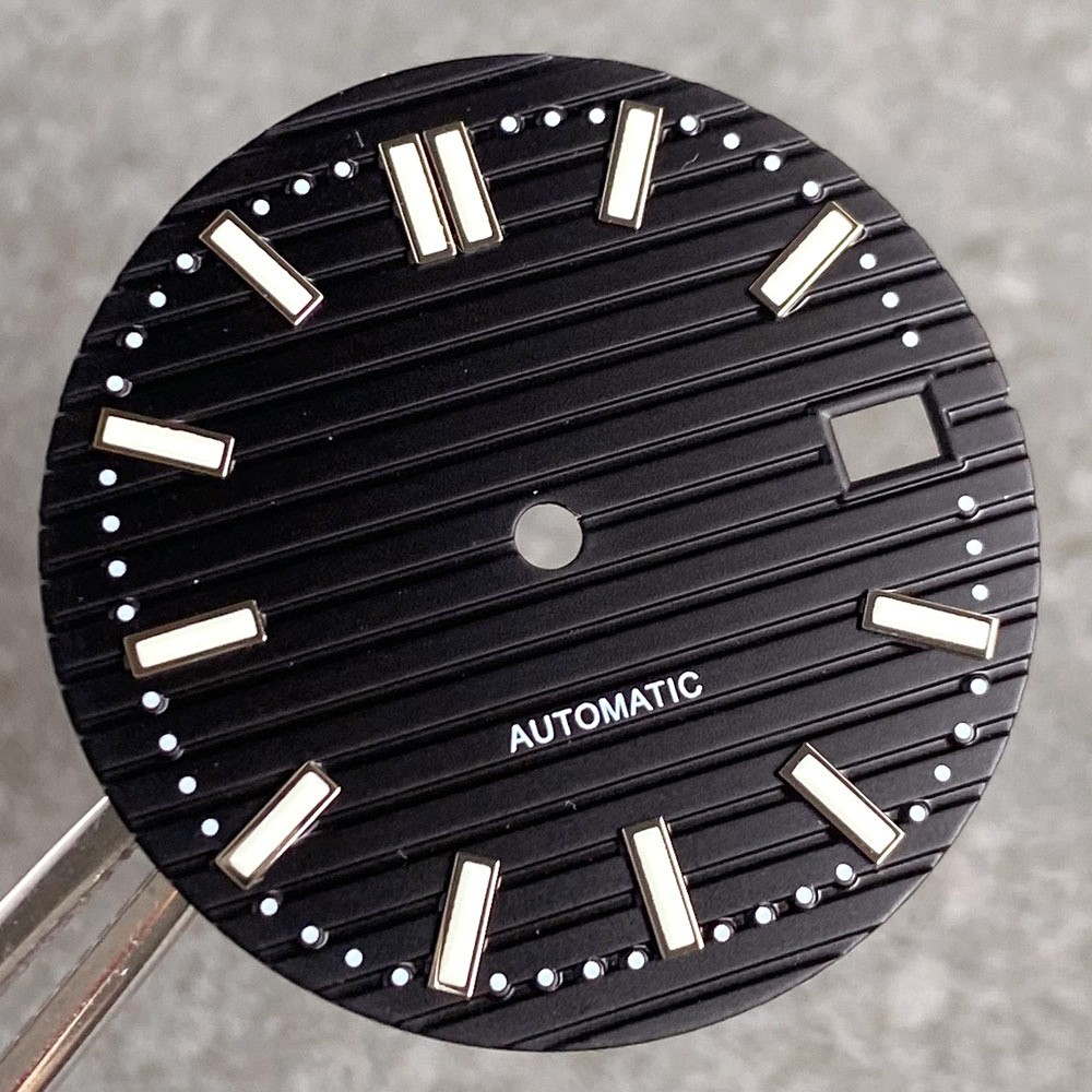 29.2mm Black Blue White Watch Dial Luminous for NH35 ETA 2824 PT5000 MIYOTA 8215
