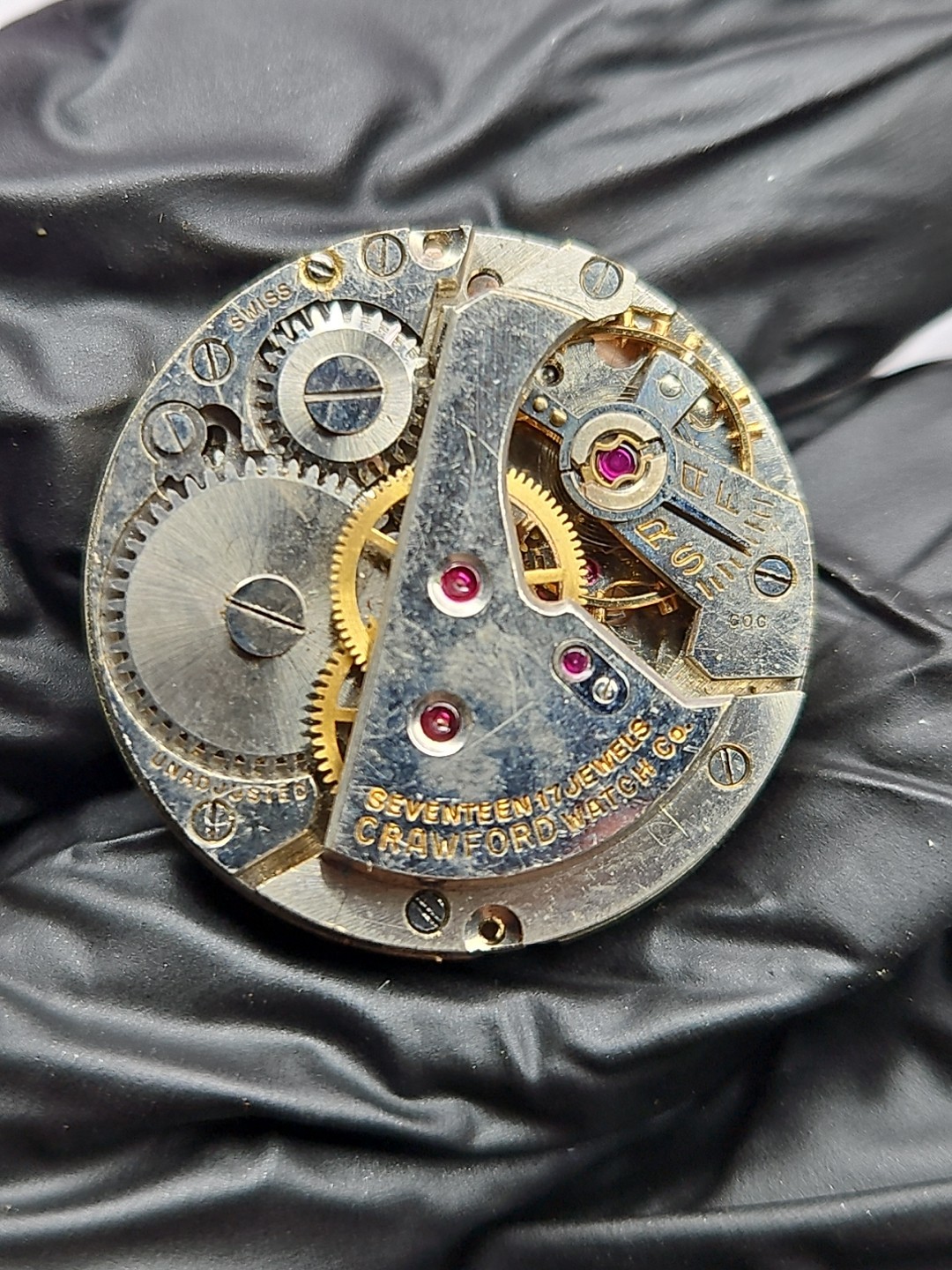 Crawford 17j Watch Movement Parts/Repair (R3)