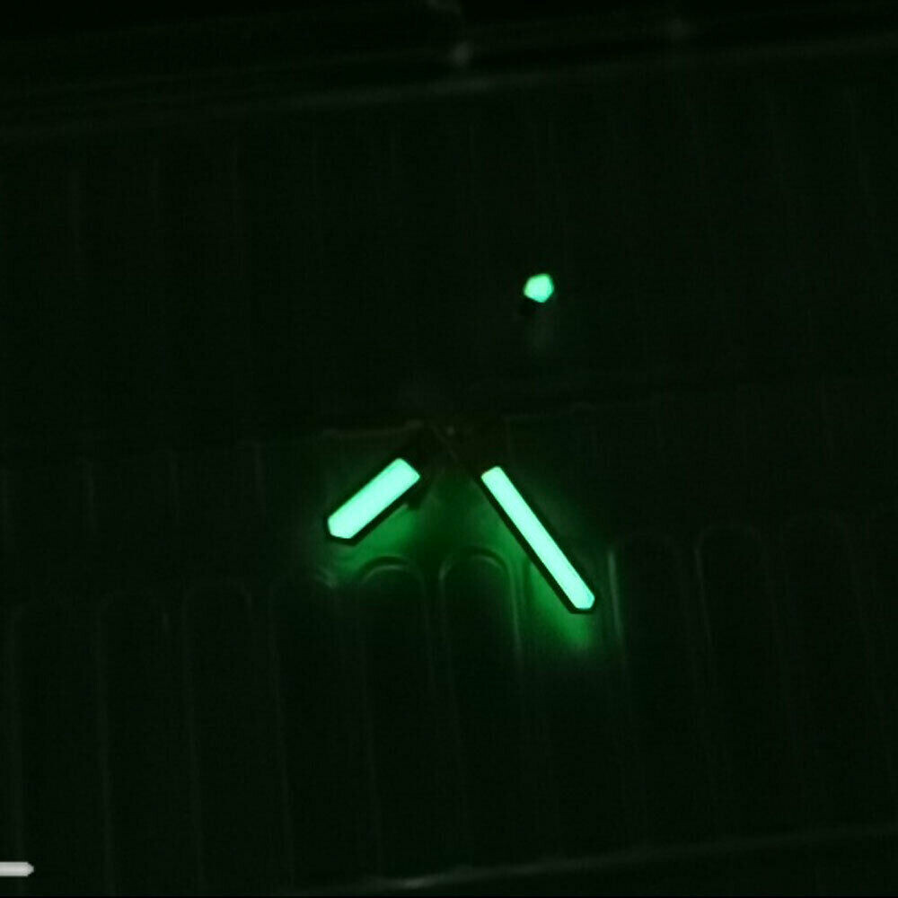 Japan supper C3 Luminous silver edge green Hands fit 6R15 NH35 NH36 SKX007 009