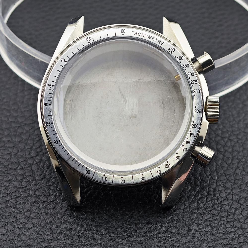 39.7mm Metal Watch Case Fit VK63 Movement Men Watch Parts for 20mm Strap