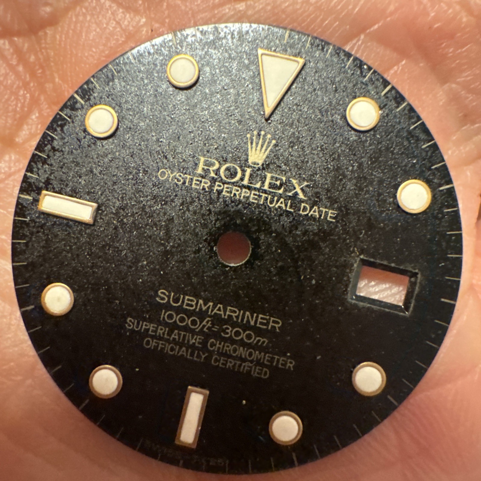 Tropical Rare Rolex Oyster Submariner 16618 16613 dial excellent Patina (S4)
