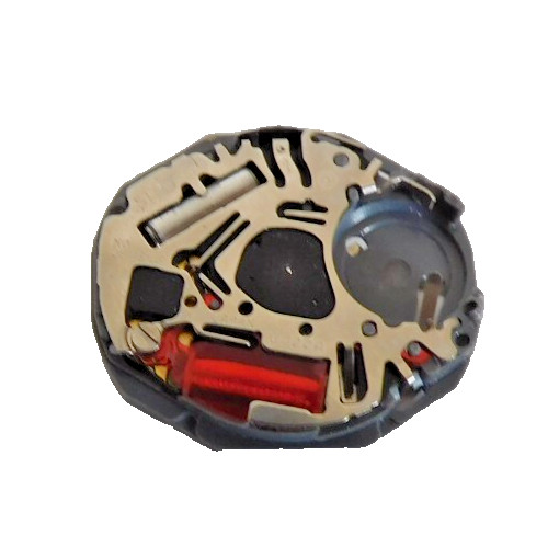 PULSAR VJ 22 MOVEMENT QUARTZ DATE FOR PARTS or REPAIR. NOT RUNNING. USED