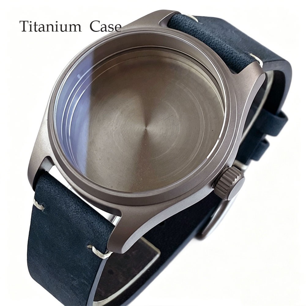 20ATM Titanium Waterproof Men Watch Case Strap For NH35 Miyota 8215 PT5000 VH31