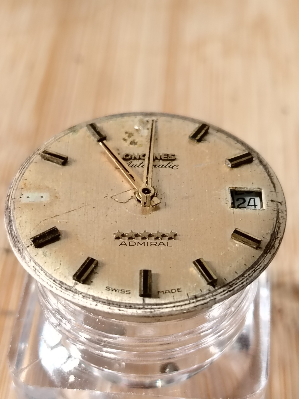Vintage Longines Cal. L890.2 (17 Jewel) Automatic Wristwatch Movement For Parts