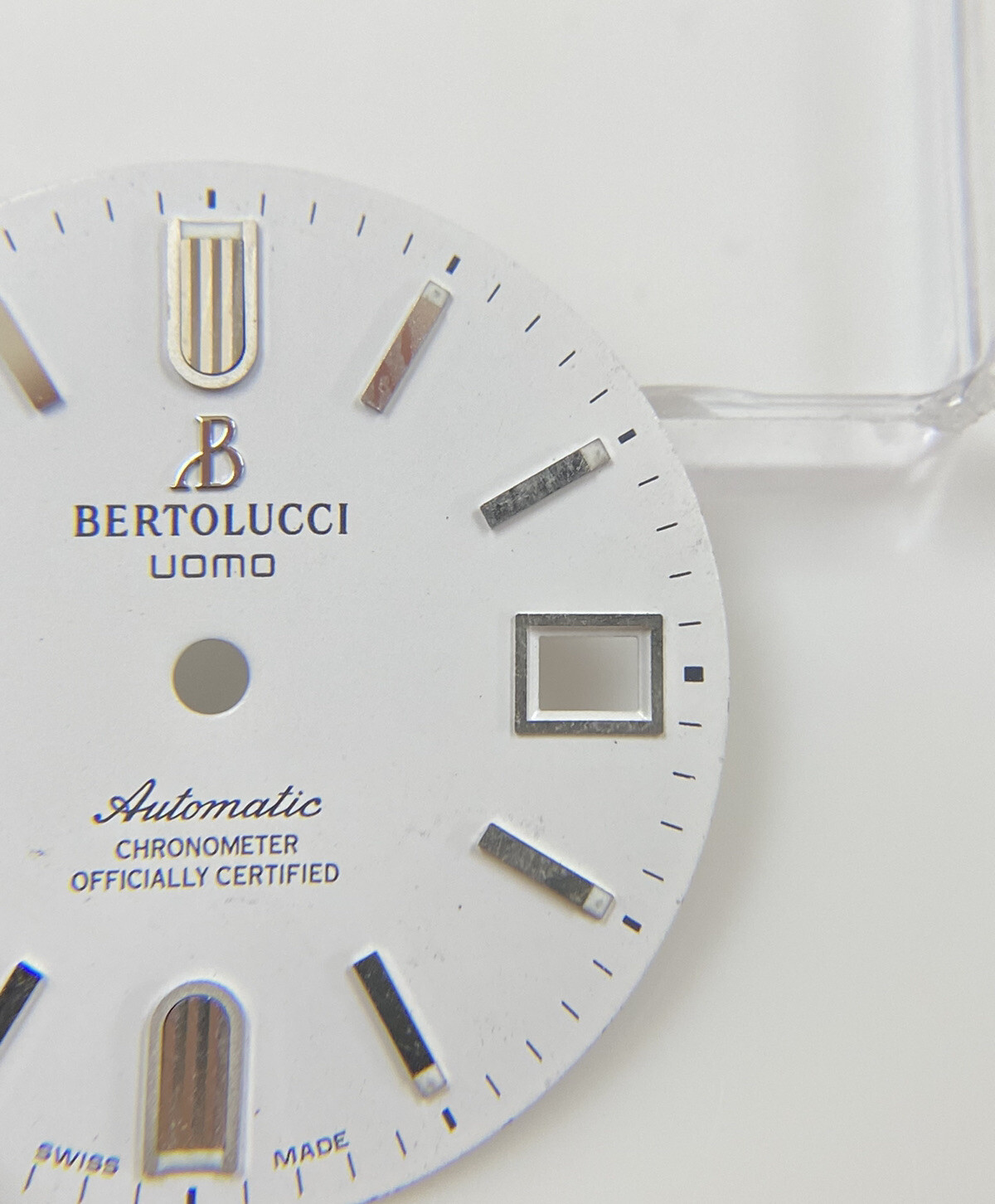 Original Bertolucci Uomo Automatic 28mm White Dial Ref: 884.55.41.10B