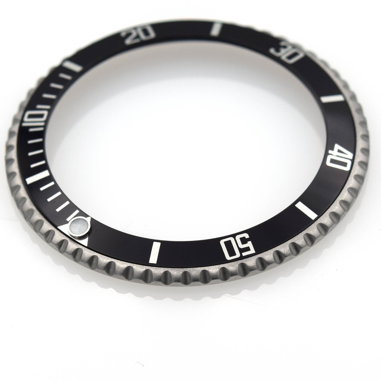 Satin Finish Bezel, Black Insert, Spring, Retainer For Rolex Submariner 5512