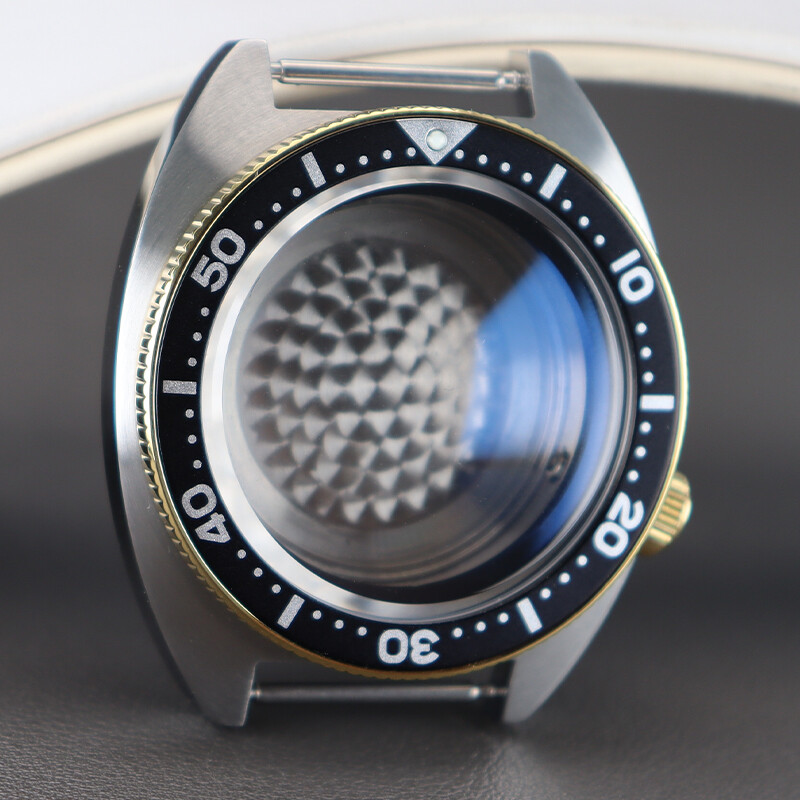 41mm Sieko turtle Luxury men’s Steel Watch Case AR layer Sapphire Crystal Glass
