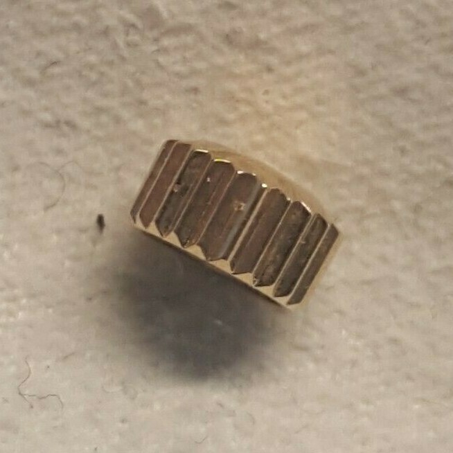 Omega Water Resistant Gold Plated Crown Part Number 42055