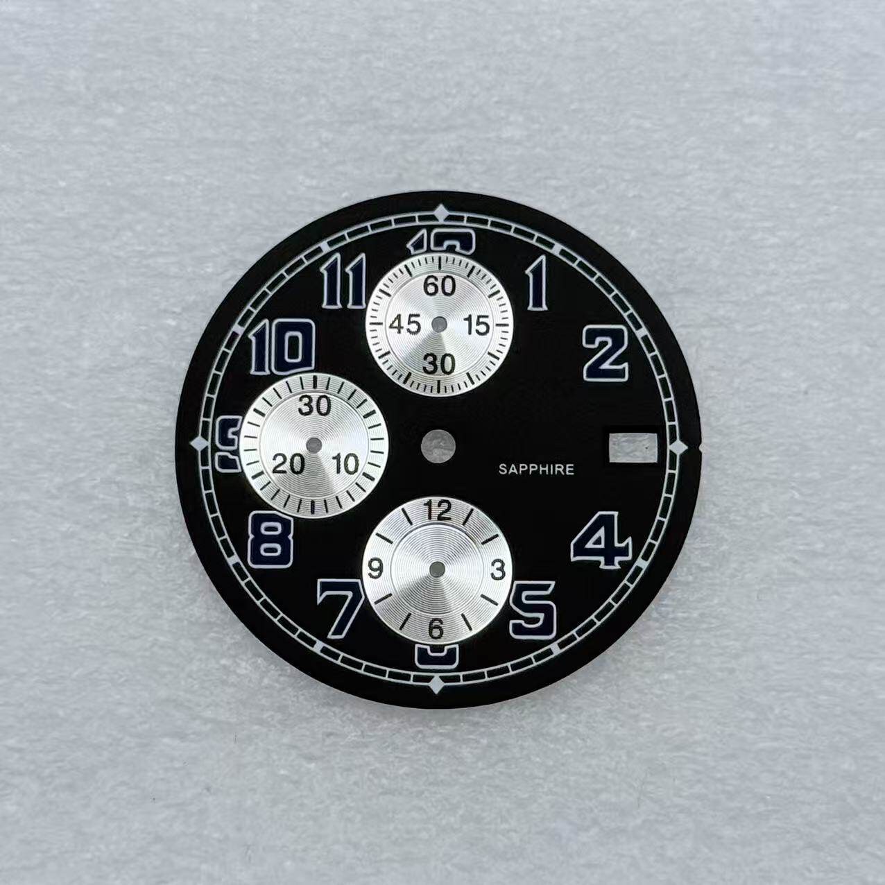 32mm Multifunctional Watch Dial No Luminous For VK67 Movement Watch Parts