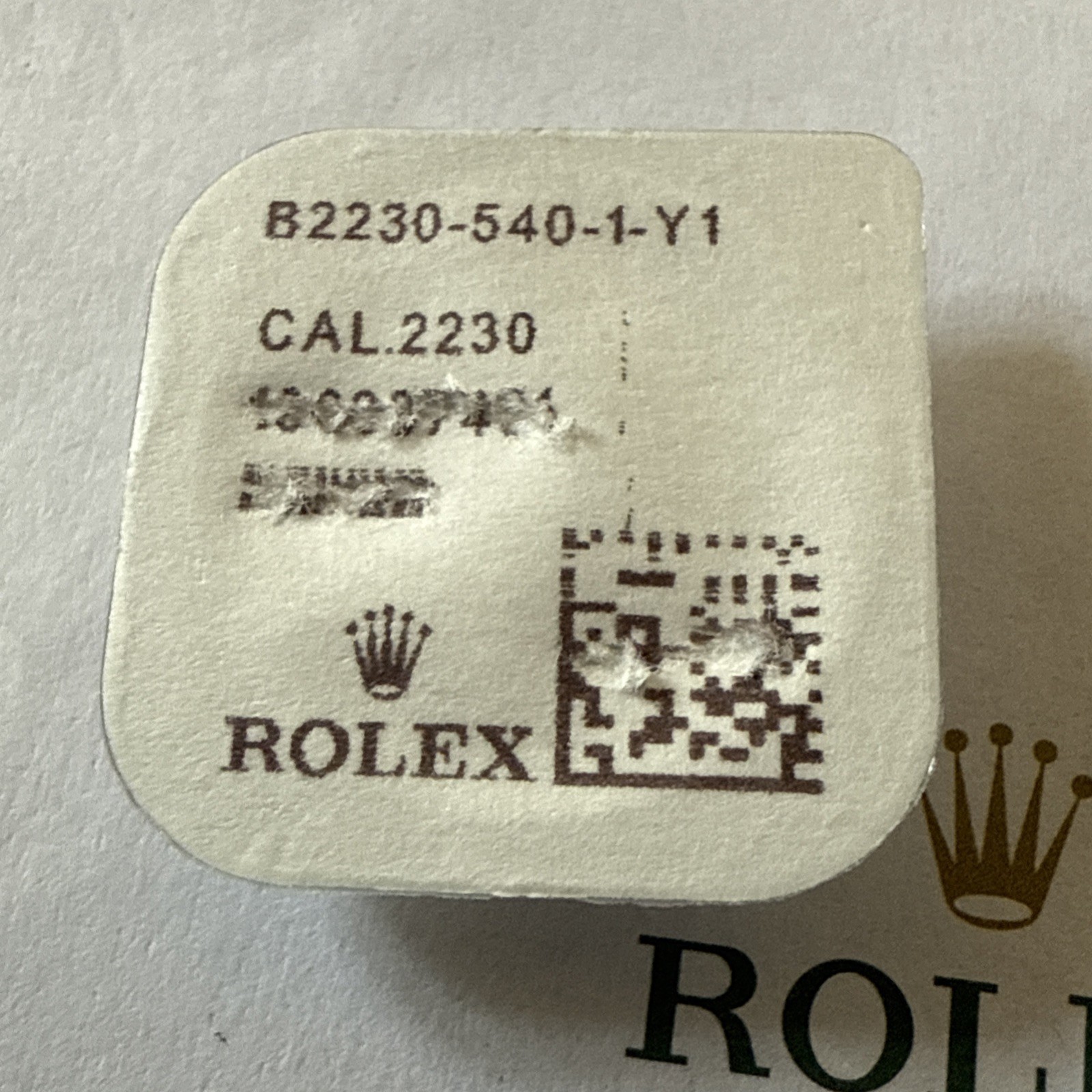 GENUINE Authentic Rolex 2230 2235 540 Reversing Wheel New Sealed Package