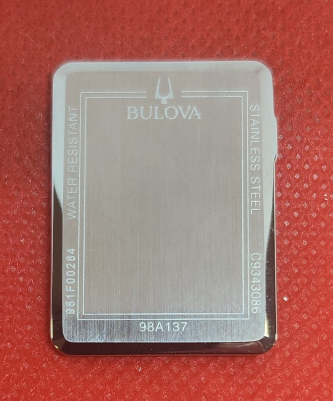 Bulova Watch Case Back – C9343086 / 98A137