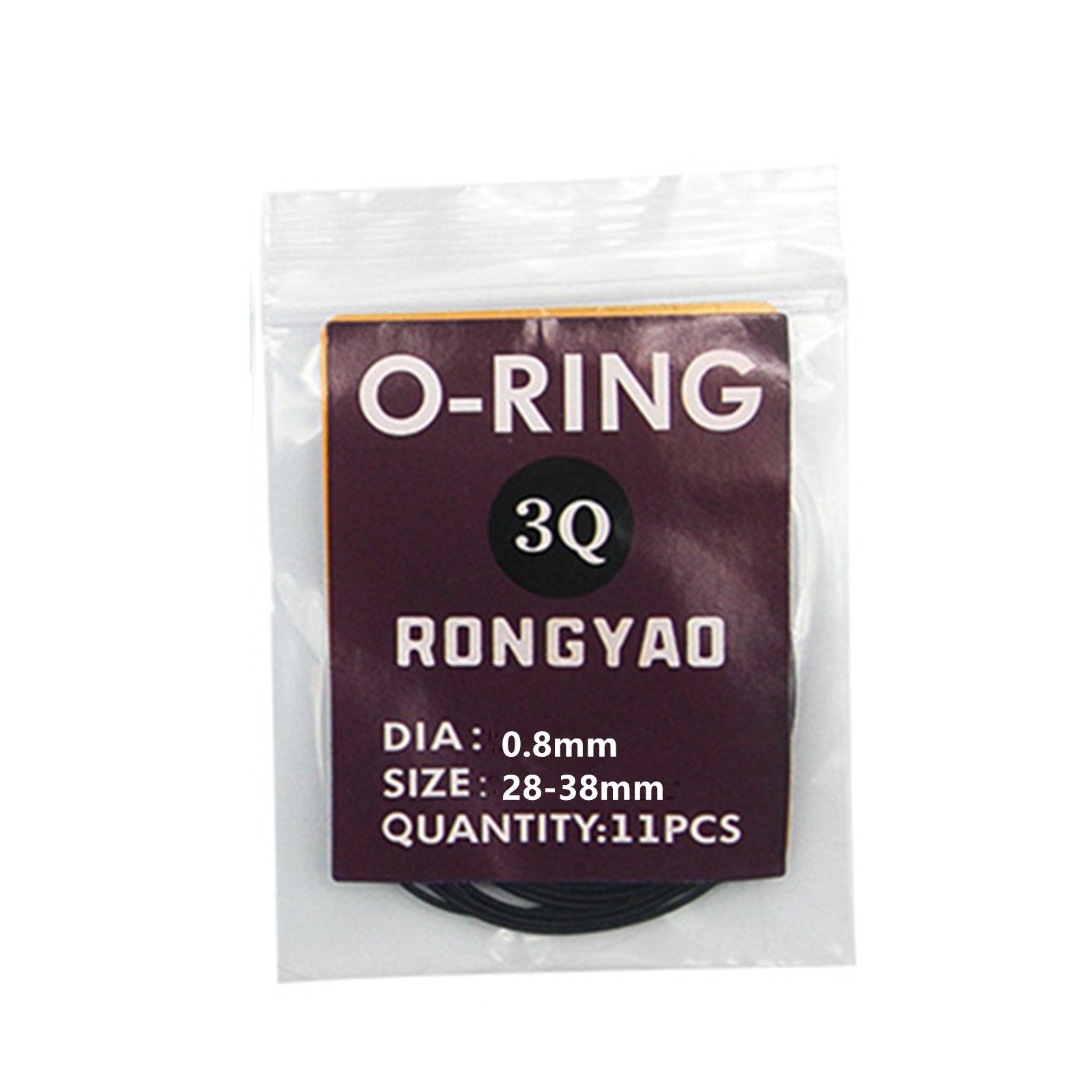 0.8mm Watch O-Ring Waterproof Rubber Cover Gaskets Watchmaker Repair Parts t
