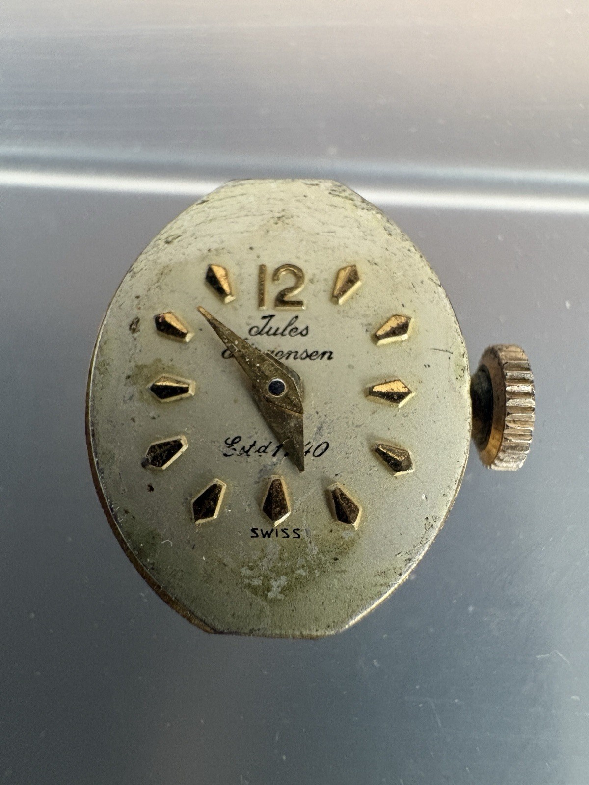 Rare Jules Jurgensen High Grade AS Cal. 1677 17 Jewel watch movement Running