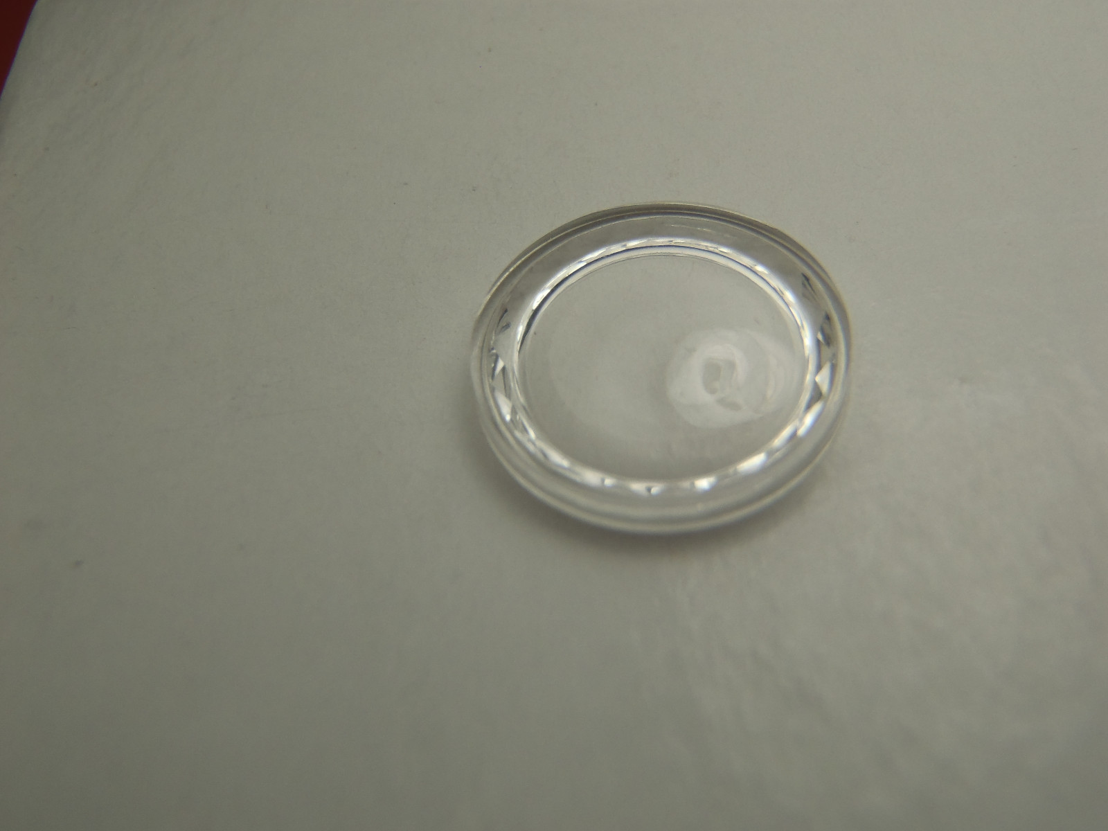 FWC HIGH ROUND Diamond Edge PLASTIC WATCH CRYSTAL 12.2 MM NOS