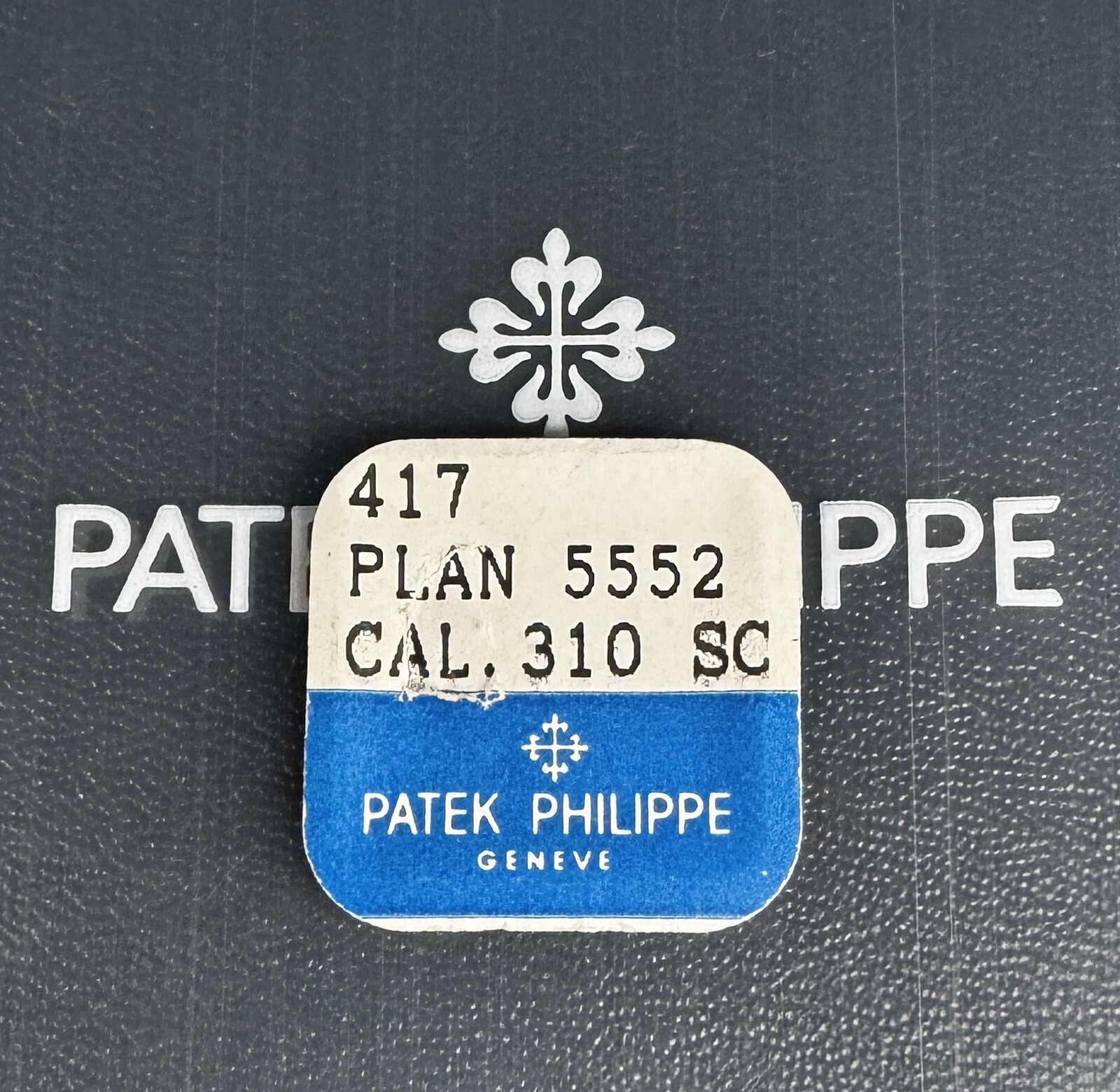 Genuine Patek Philippe Watch Movement Caliber 310 SC Part 417 Opened
