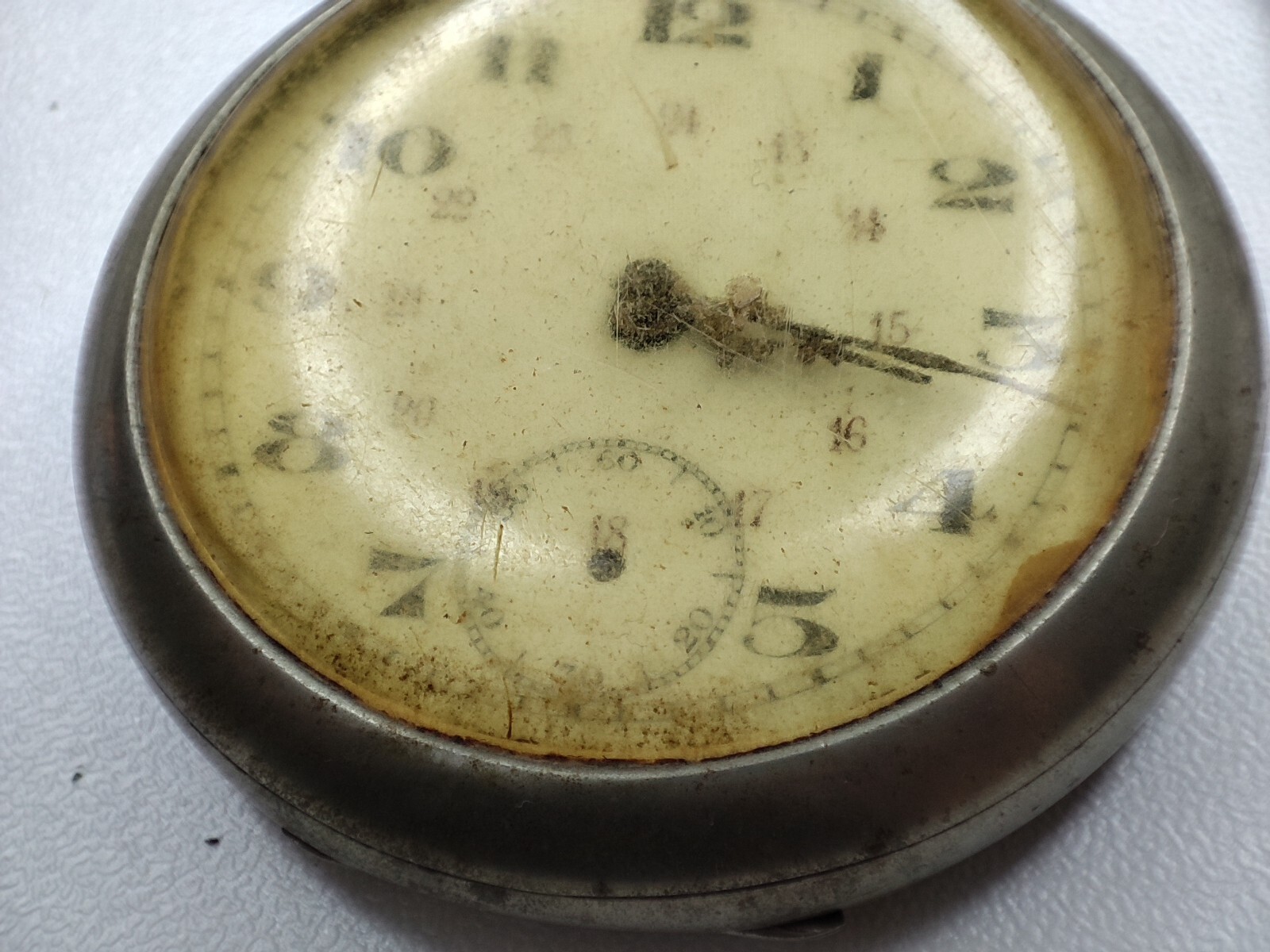 Argentan pocket Watch – 48.8 mm – for parts and spares