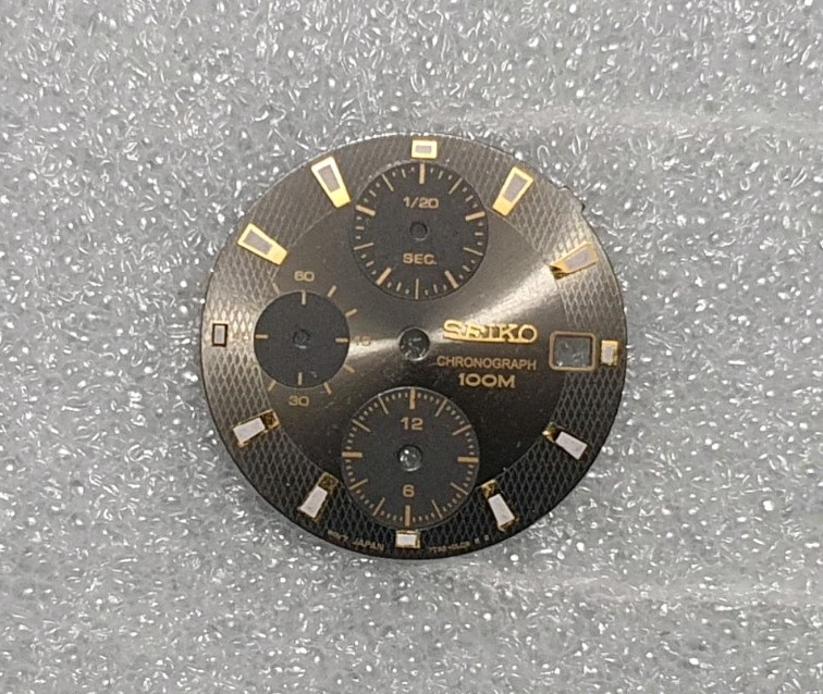Seiko Chronograph 7T92-0LC0 Watch Dial Part Genuine Seiko Dial Part