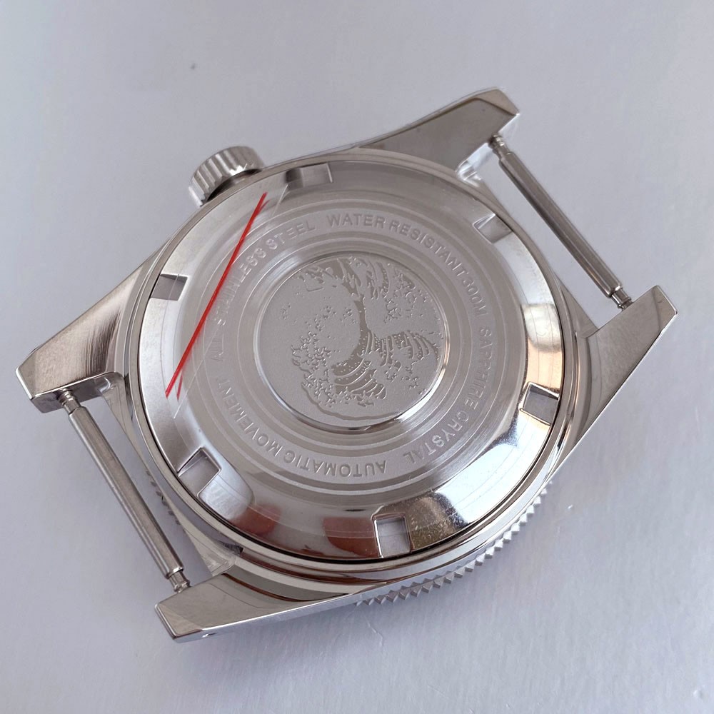 62MAS Fit NH35 PT5000 Miyota 8215 300M Dive Automatic Watch Case Dial Hand Set