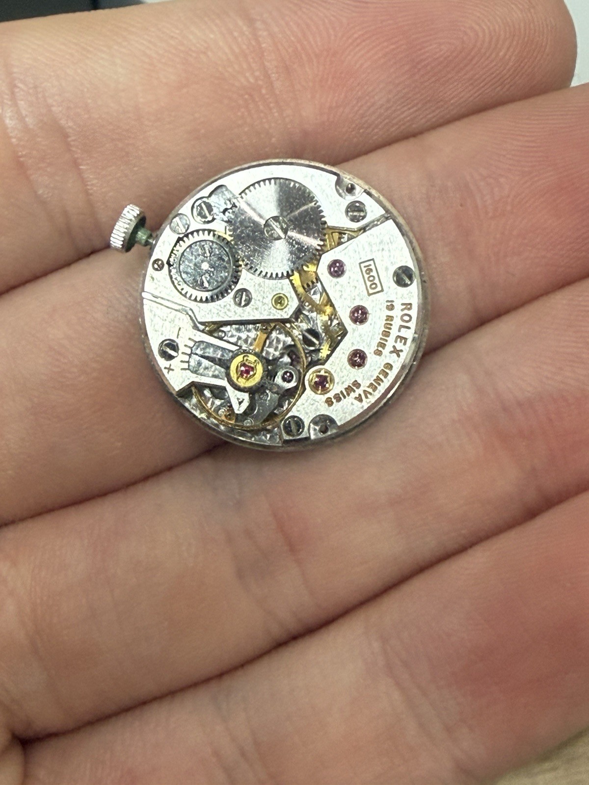 ROLEX Cellini Cal.1600 Manual Winding Movement with original hands