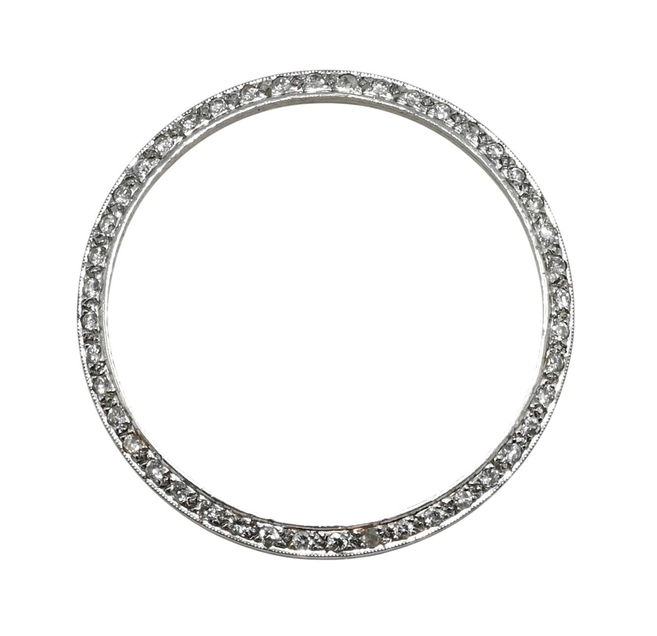 Custom Rolex 36mm Datejust/ President 14k White Gold 0.60+ CTW Diamond Bezel!