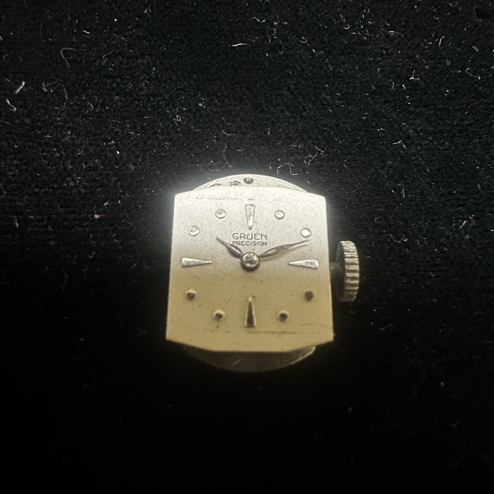 Gruen Precision 275 17j Watch Movement & Dial Parts Or Repair