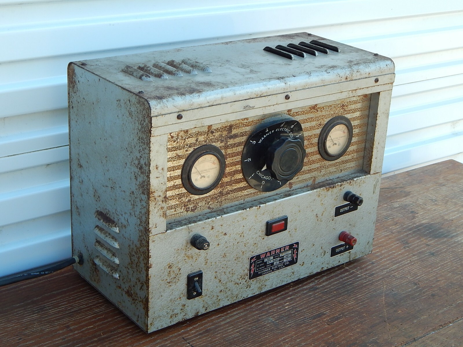 Vintage Watchmakers and Jewelers Warner Electroplater Power Supply Model: 911A