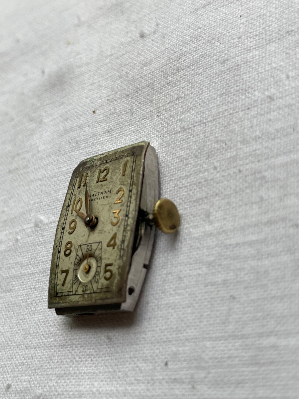 Waltham Premier 750 – movement for mens watch AS IS, lot 2605