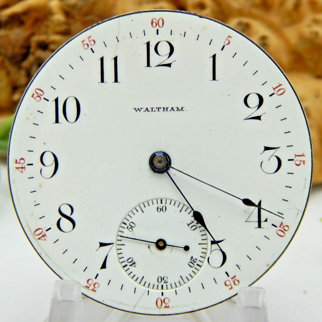 Antique Pocket watch movement Waltham grade 630 model 1899 16 size 17 jewel OF