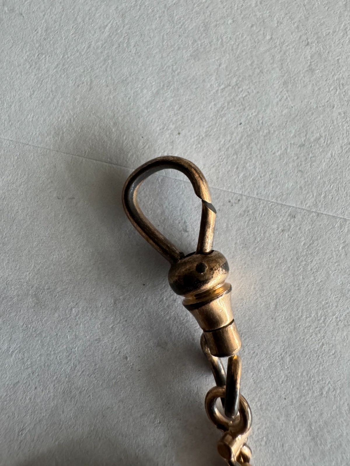 VINTAGE 12 INCH YELLOW GOLD FILLED SIMMONS POCKET WATCH T – BAR CHAIN