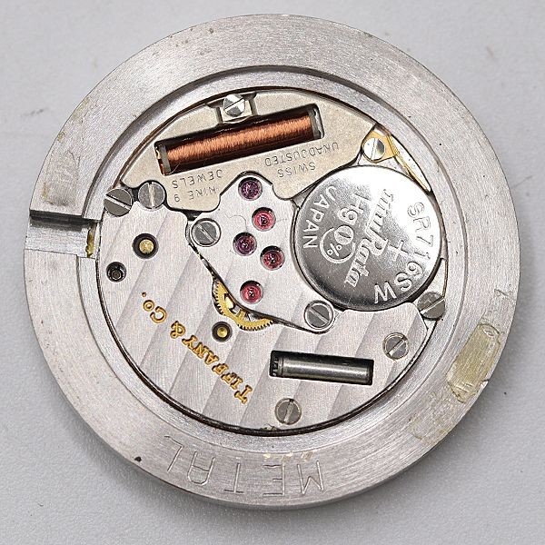 Tiffany Genuine Movement Men’s Wrist Watch Parts White Color Quartz For Parts