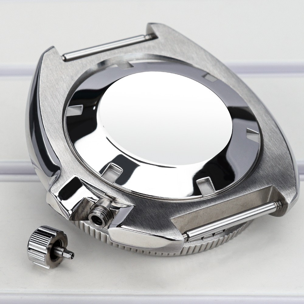 44mm Seiko turtle Steel Watch Case 6105 Mod For NH35 nh36 Movement 28.5mm Dial