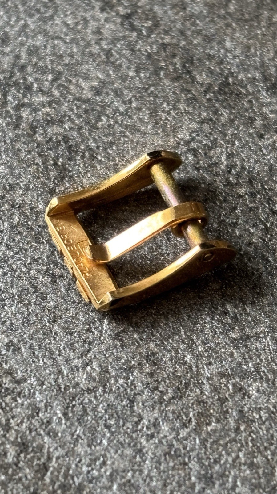 Longines 10mm Vintage Gold Steel Buckle Gold Original