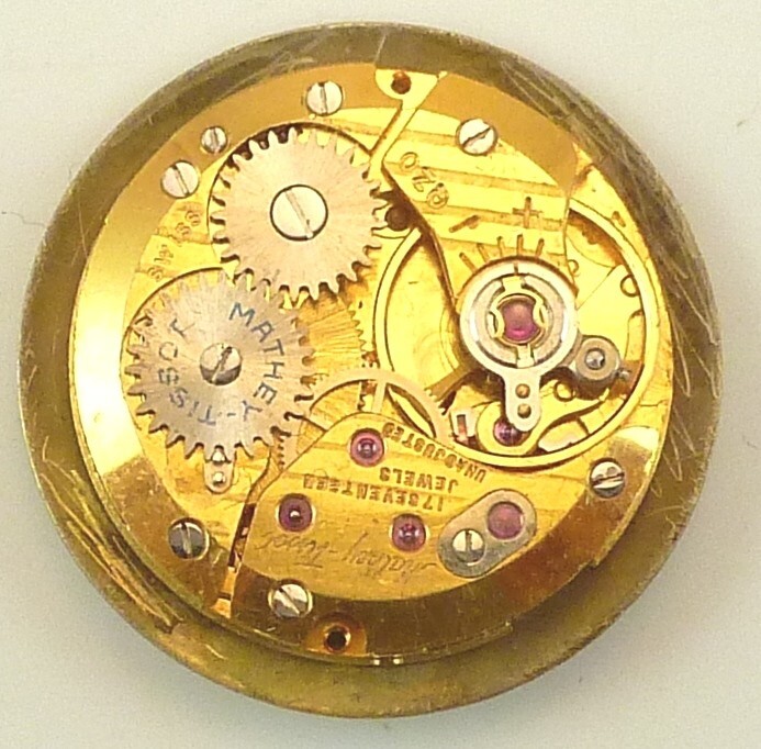Mathey Tissot 17mm QZO Wrist Watch Movement – Good Balance – Parts / Repair